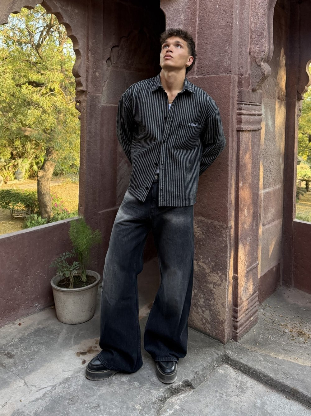 Hickory Denim Shirt Black