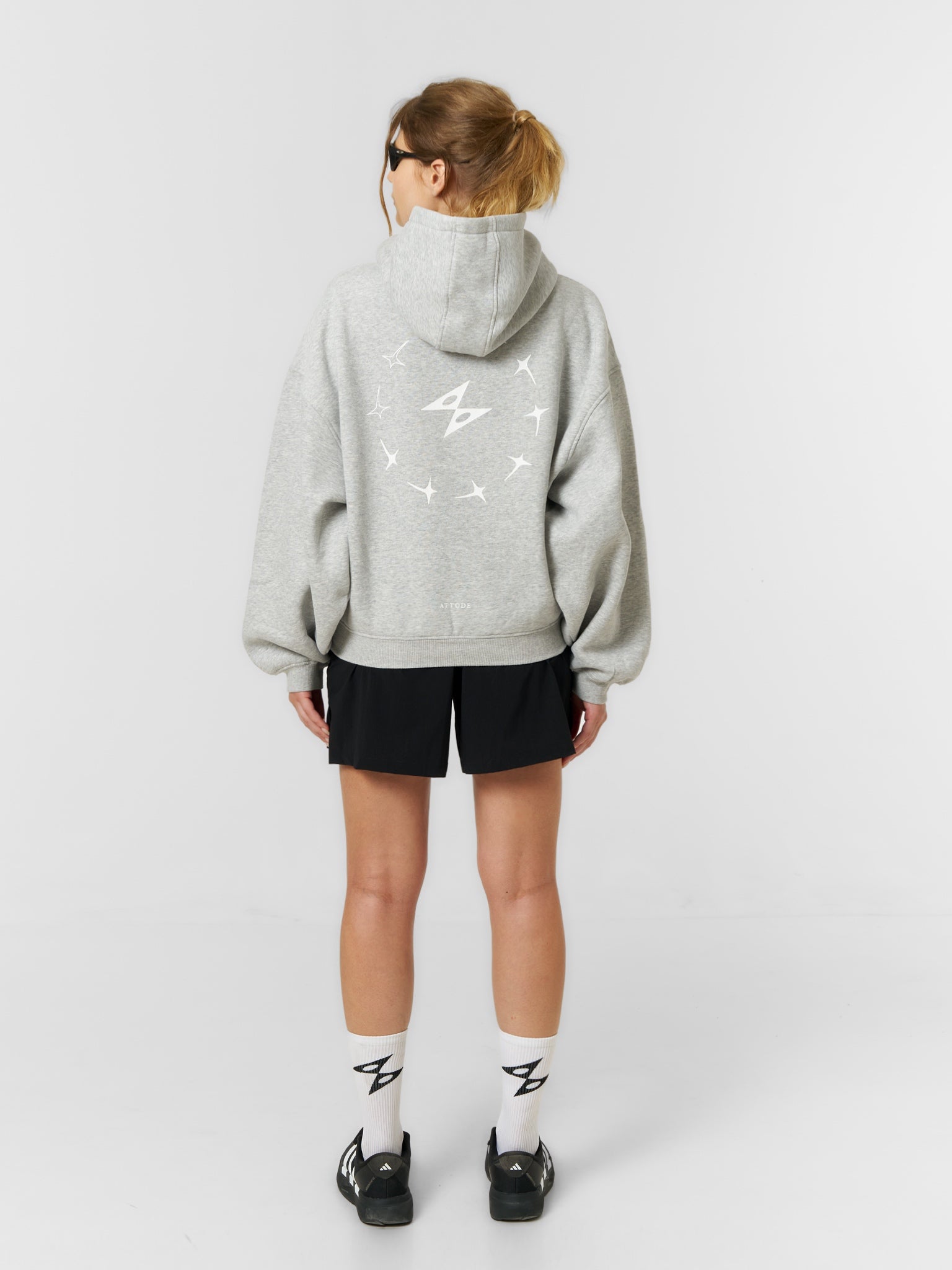 FP Logo Hoodie Grey Marl