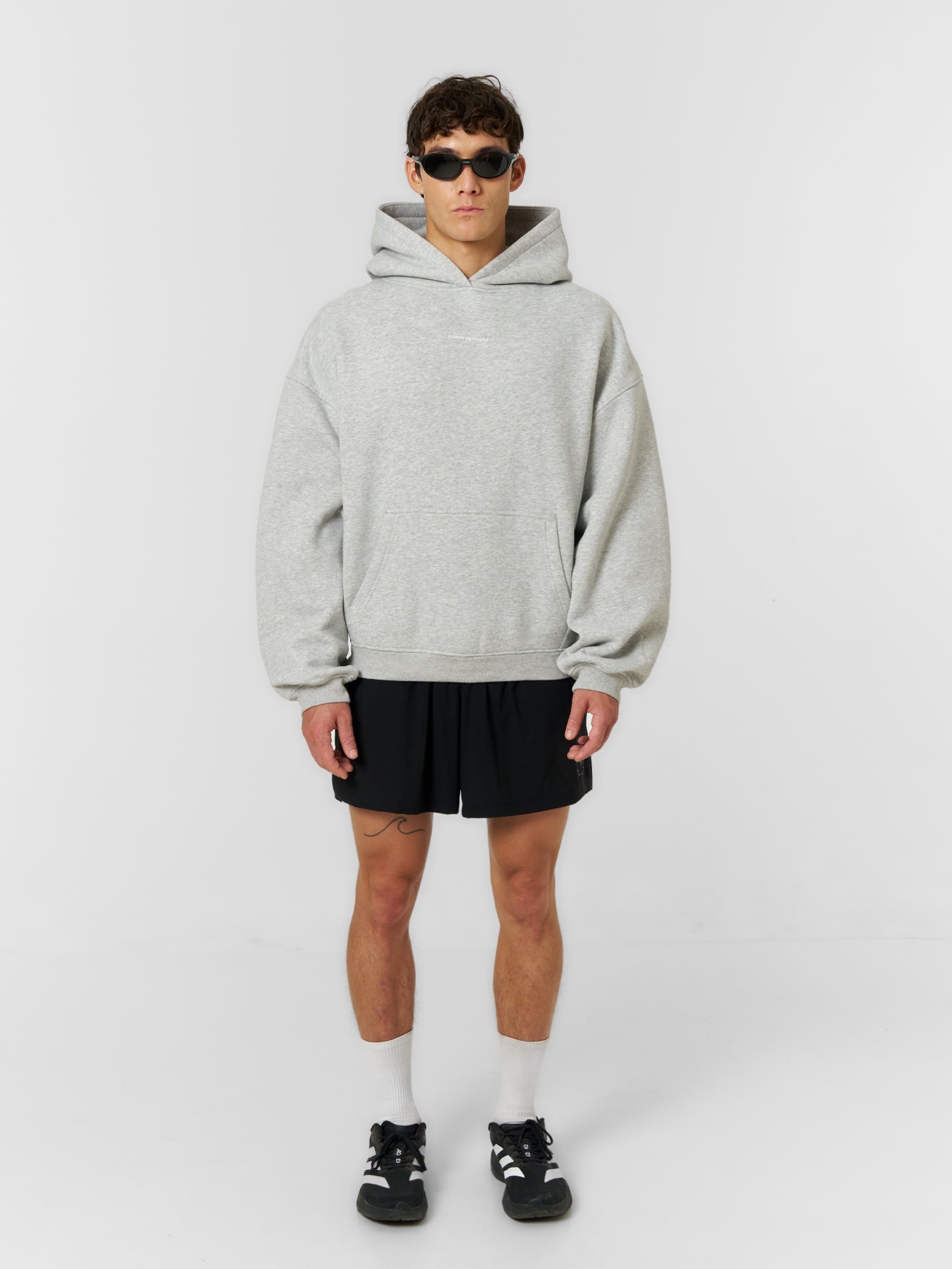 FP Logo Hoodie Grey Marl