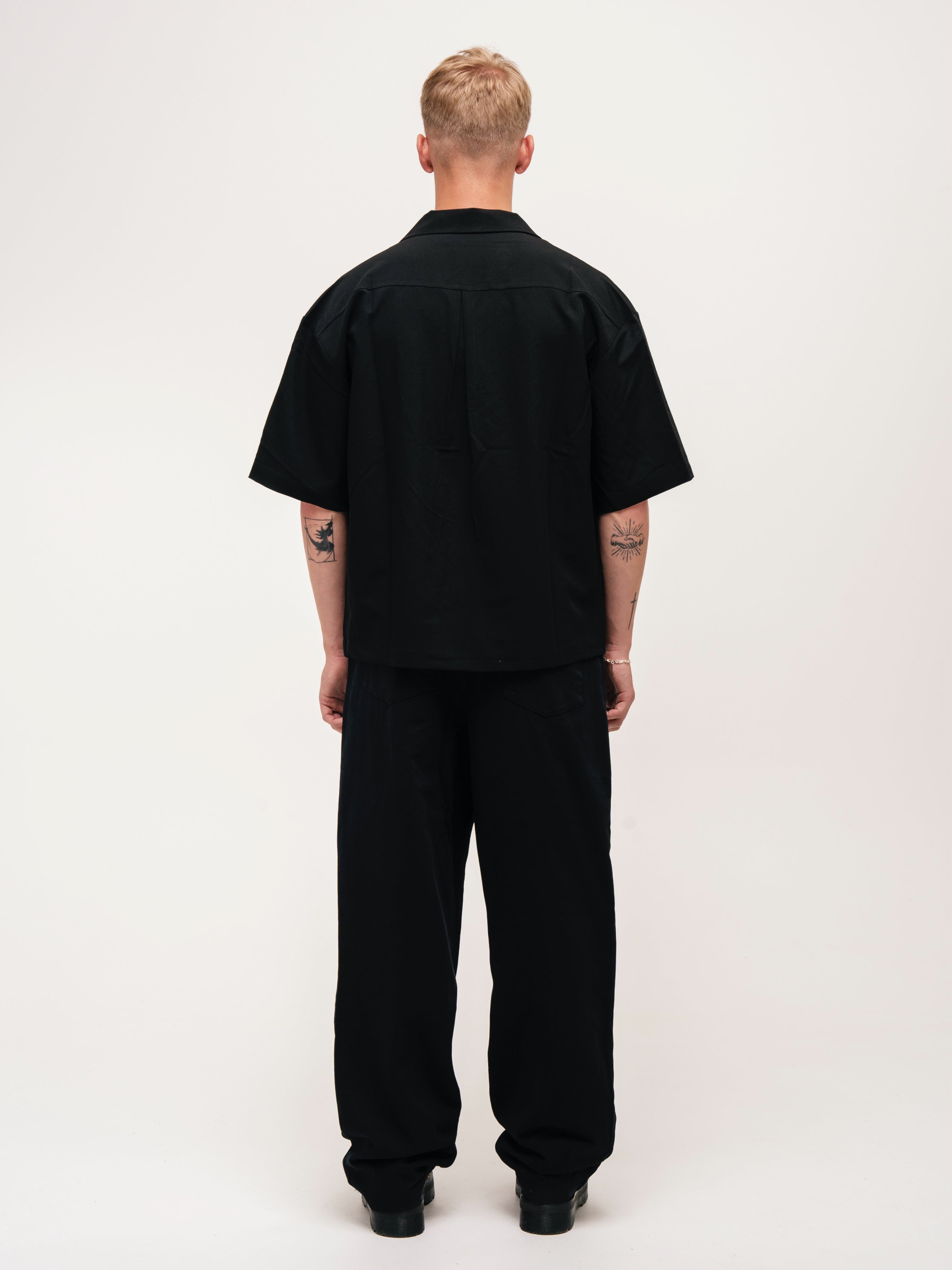 BOXY SHIRT BLACK - ATTODE