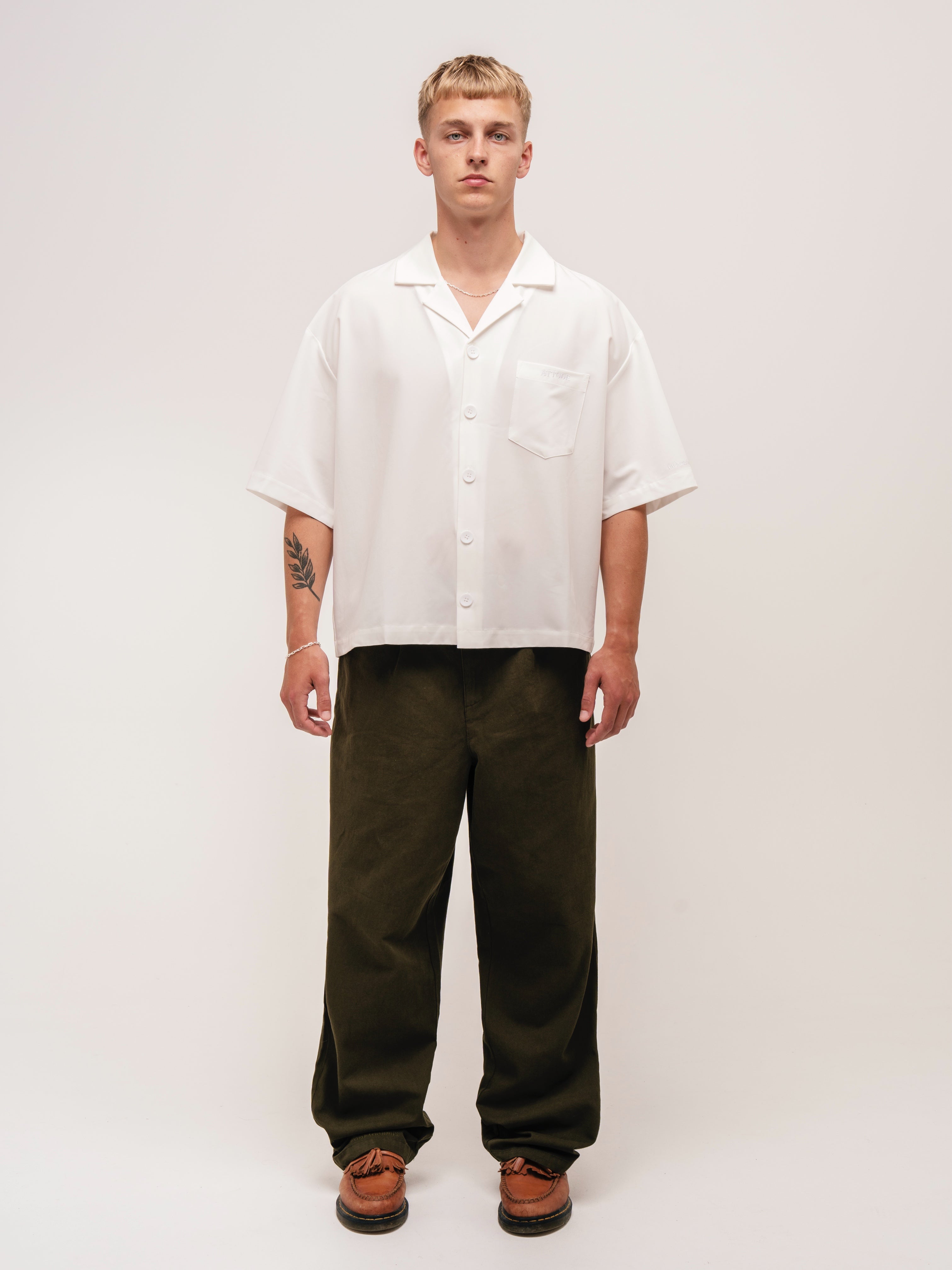 BOXY SHIRT WHITE - ATTODE