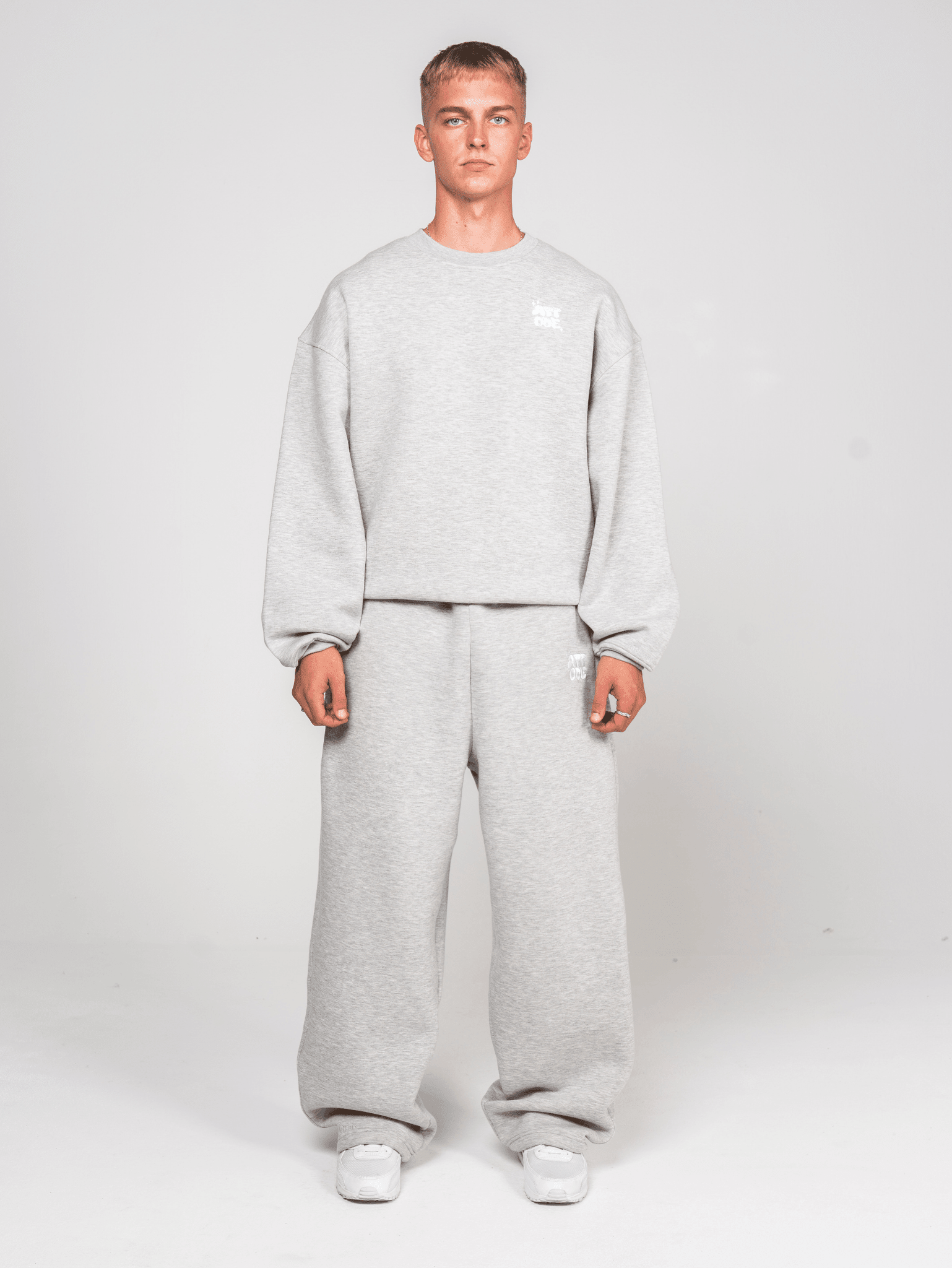 Fluff Sweatshirt Grey Marl - ATTODE