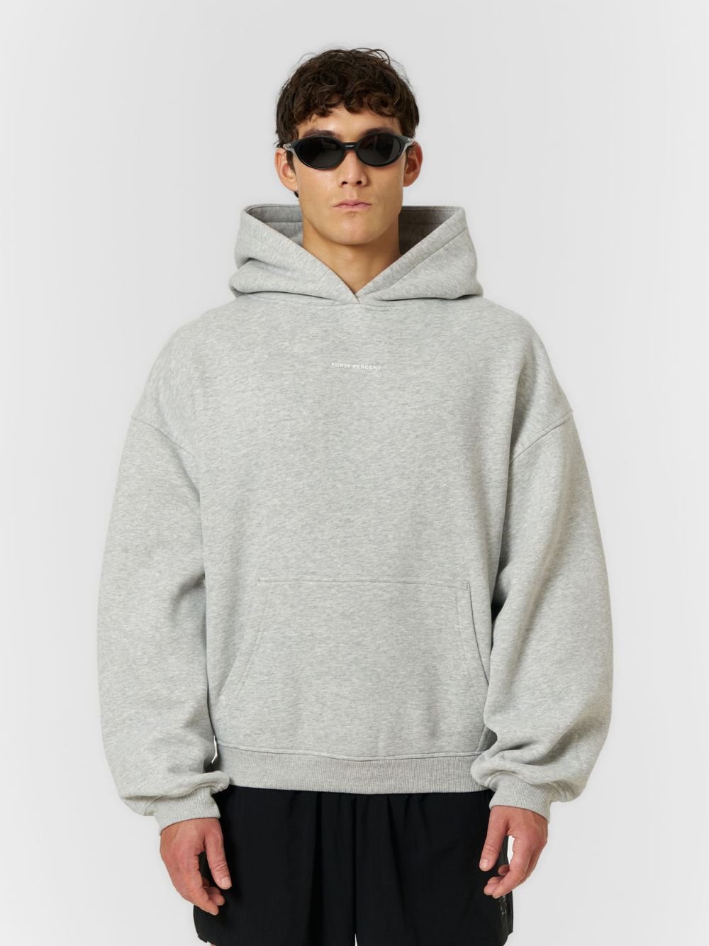 FP Logo Hoodie Grey Marl - ATTODE