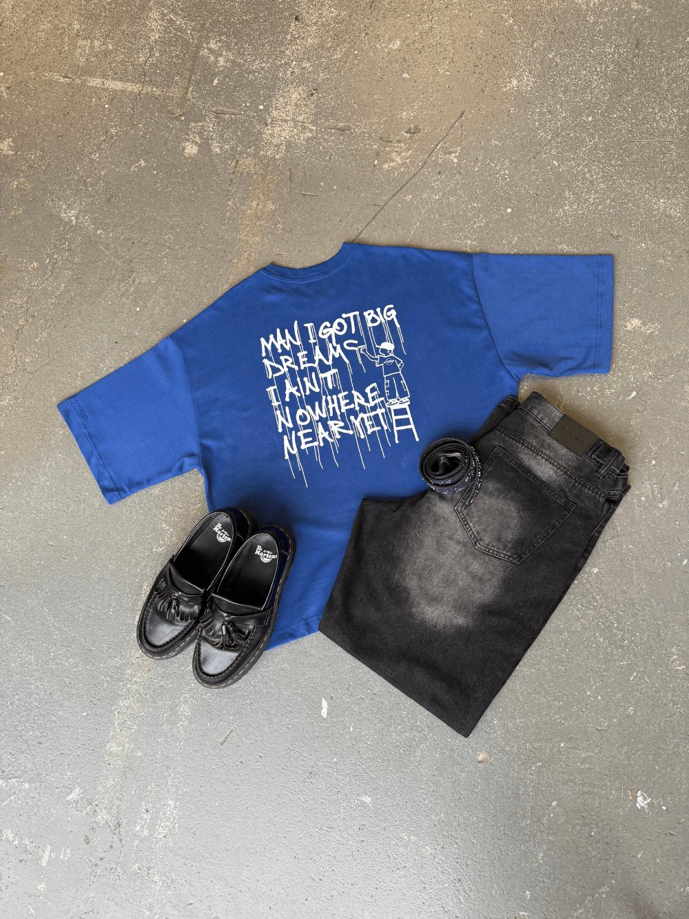 Grafitti T-shirt Blue - ATTODE