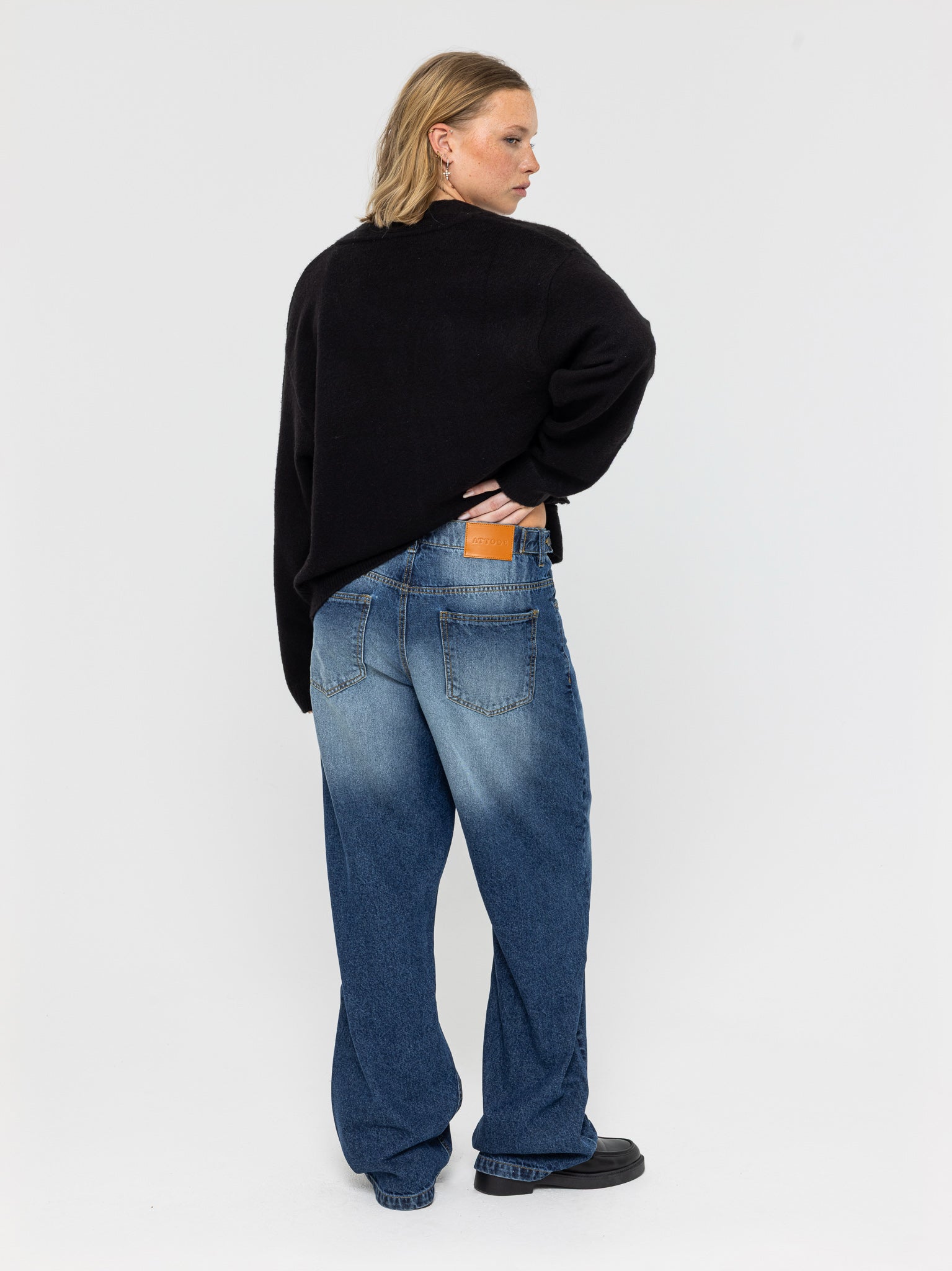 Knitted Cardigan Black - ATTODE