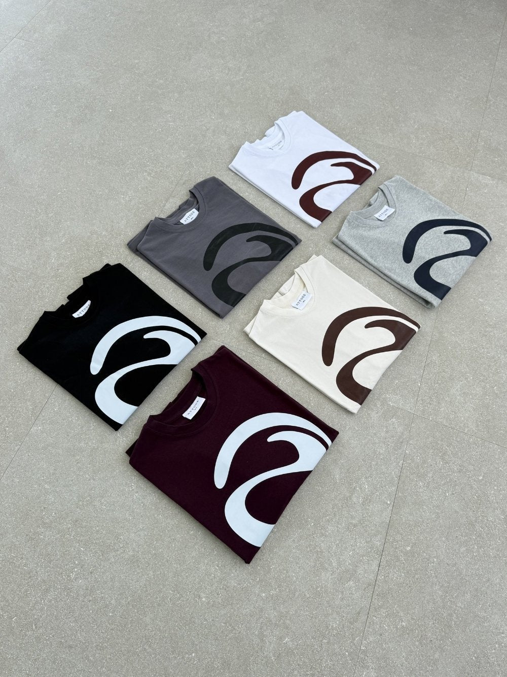 Logo T-shirt Grey Marl - ATTODE