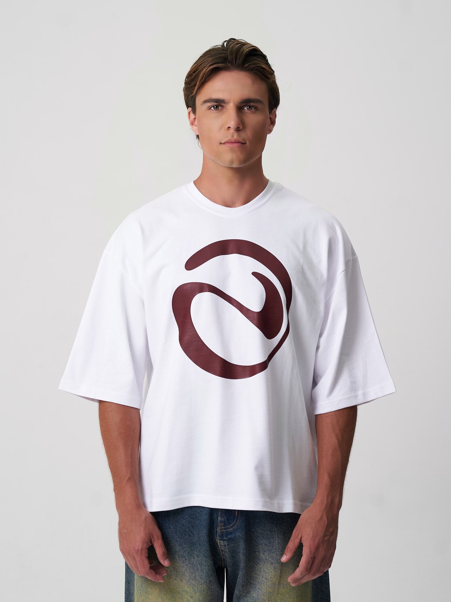 Logo T-shirt White - ATTODE