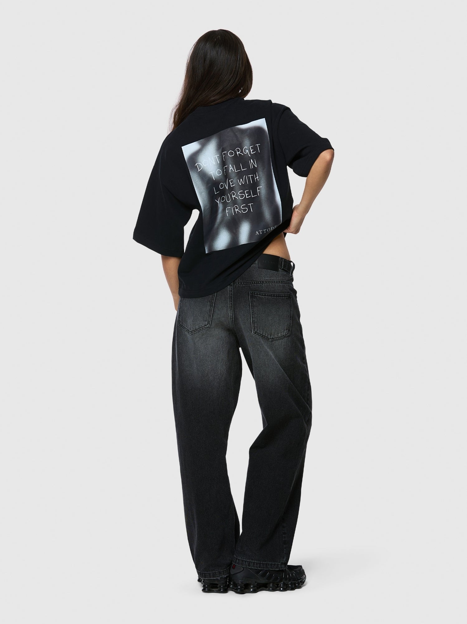 Love Yourself T-shirt Black - ATTODE