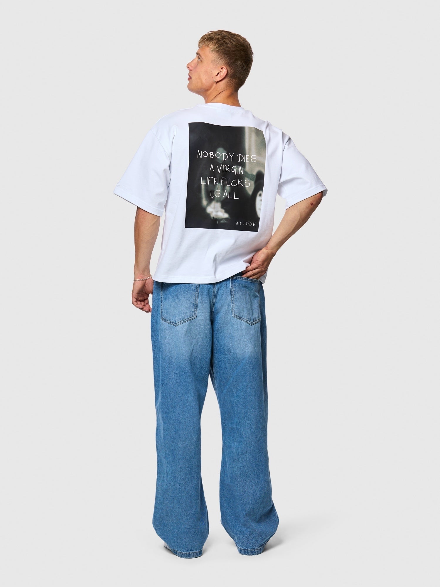 Nobody Dies T-shirt White - ATTODE