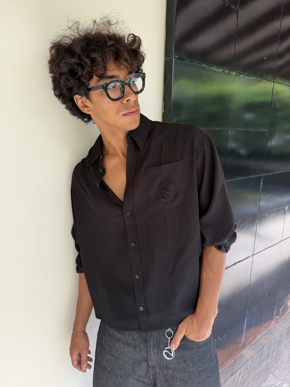 Nomad Shirt Black - ATTODE
