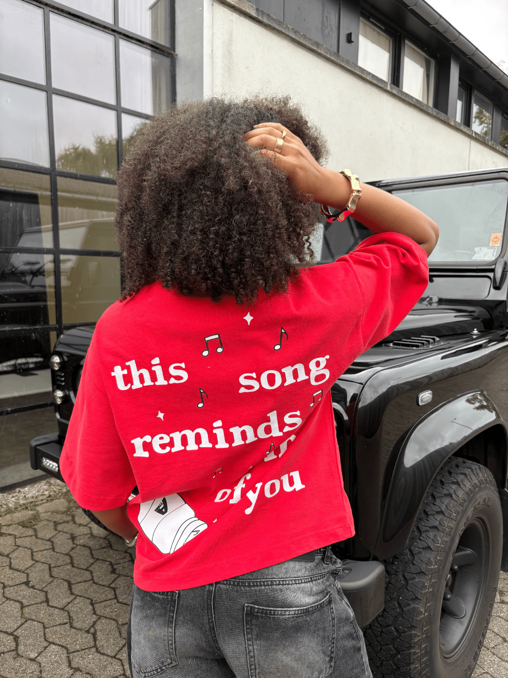 Notes T-shirt Red - ATTODE