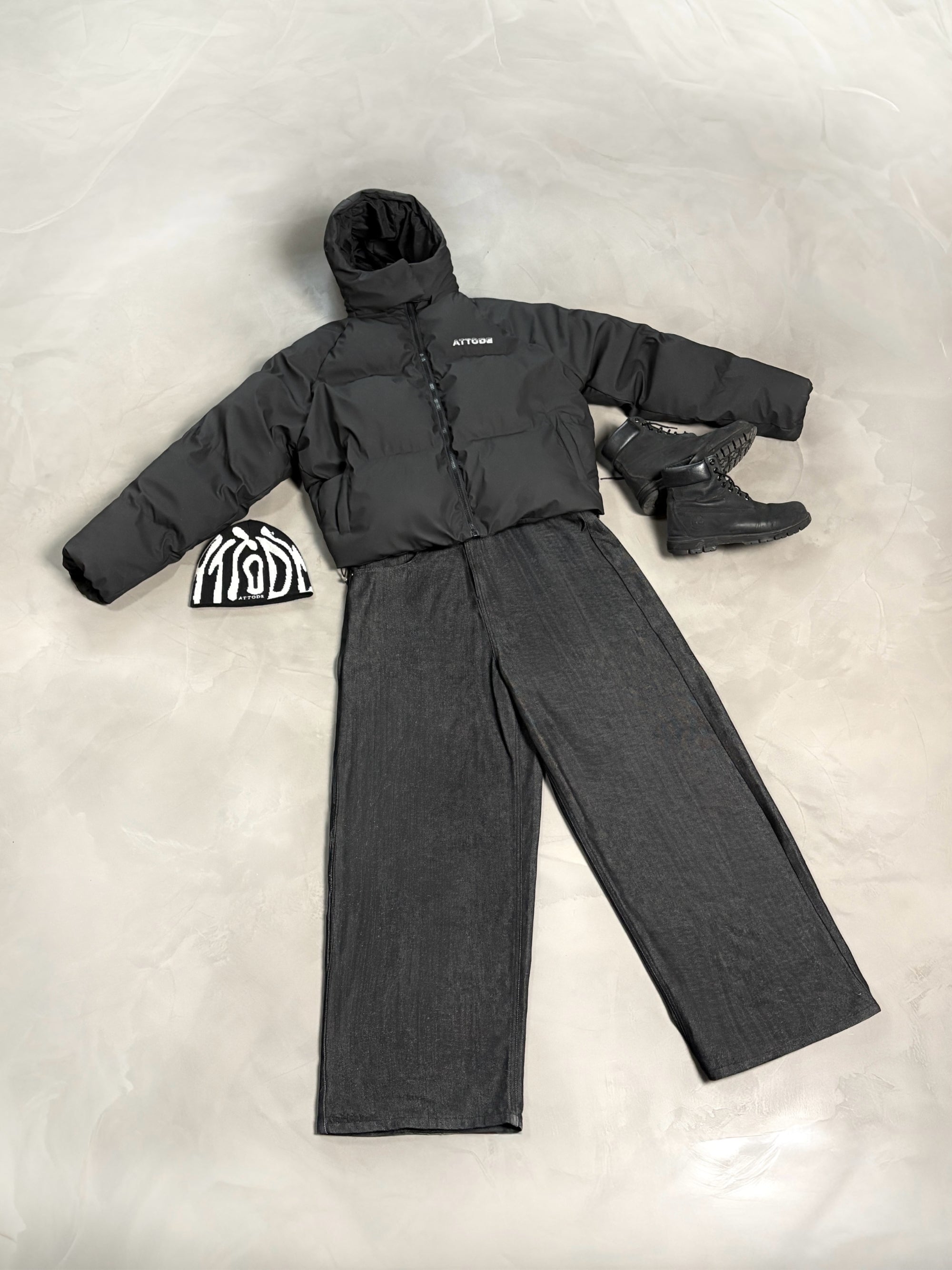 Puffer Jacket Black - ATTODE