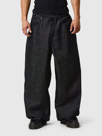 Raw Denim Jeans Charcoal
