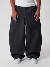 Raw Denim Jeans Grey