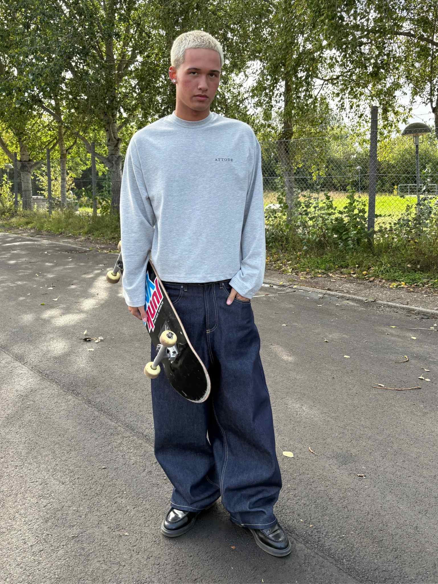 Signature Long Sleeve Grey Marl - ATTODE