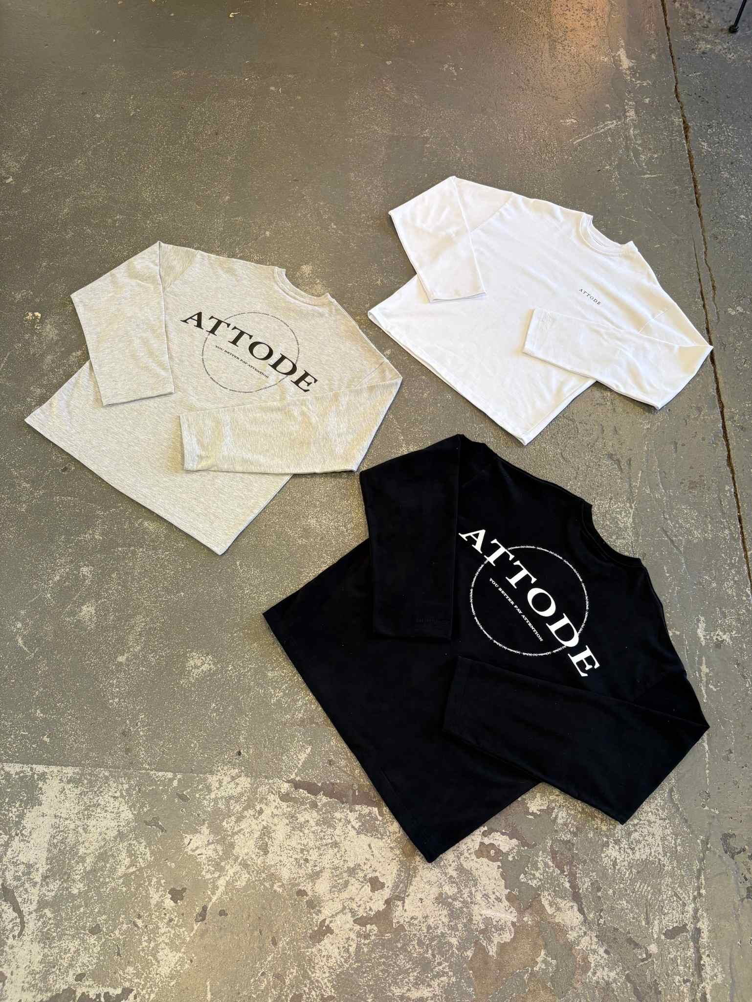 Signature Long Sleeve White - ATTODE