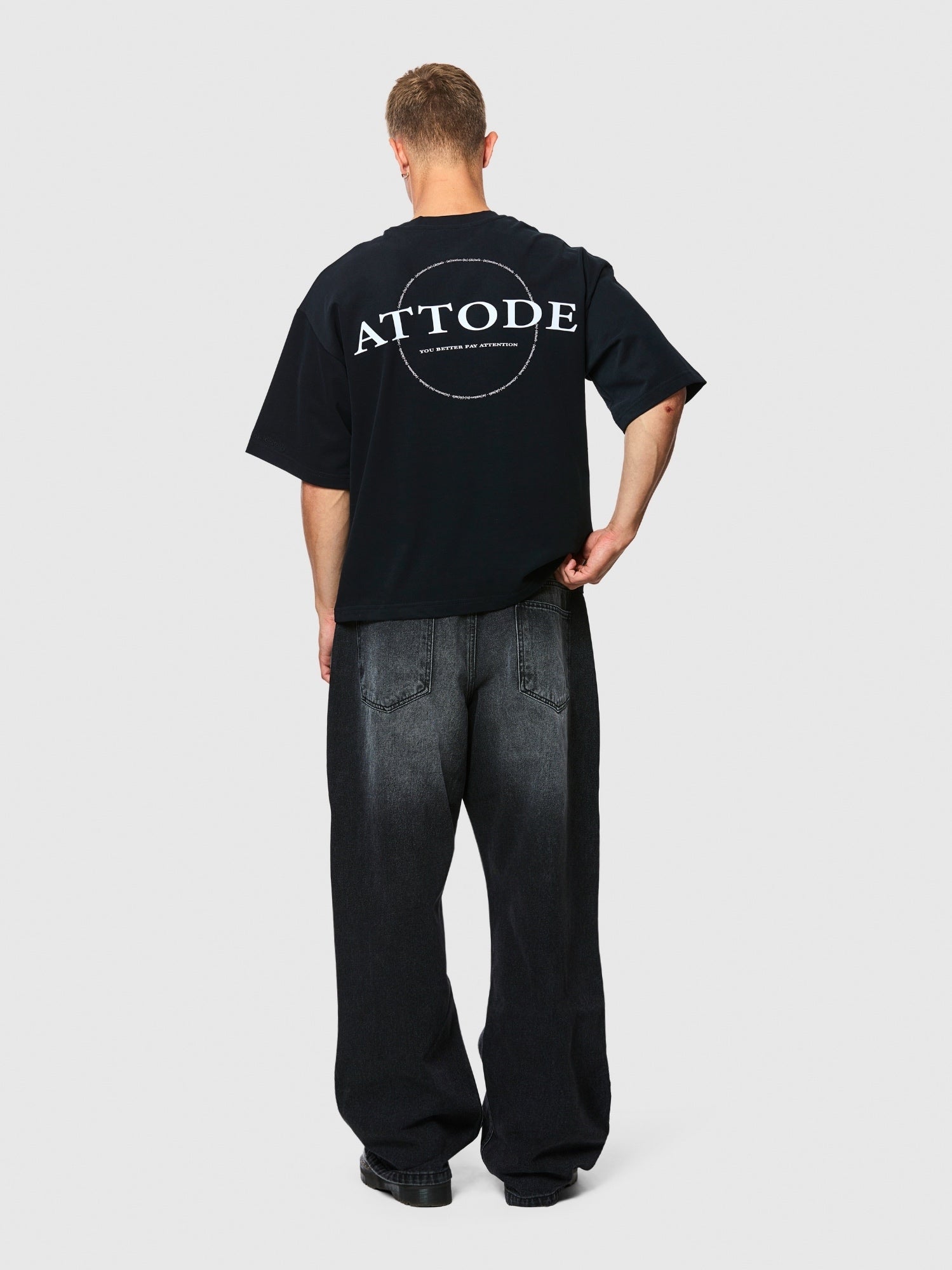 Signature T-shirt Black - ATTODE