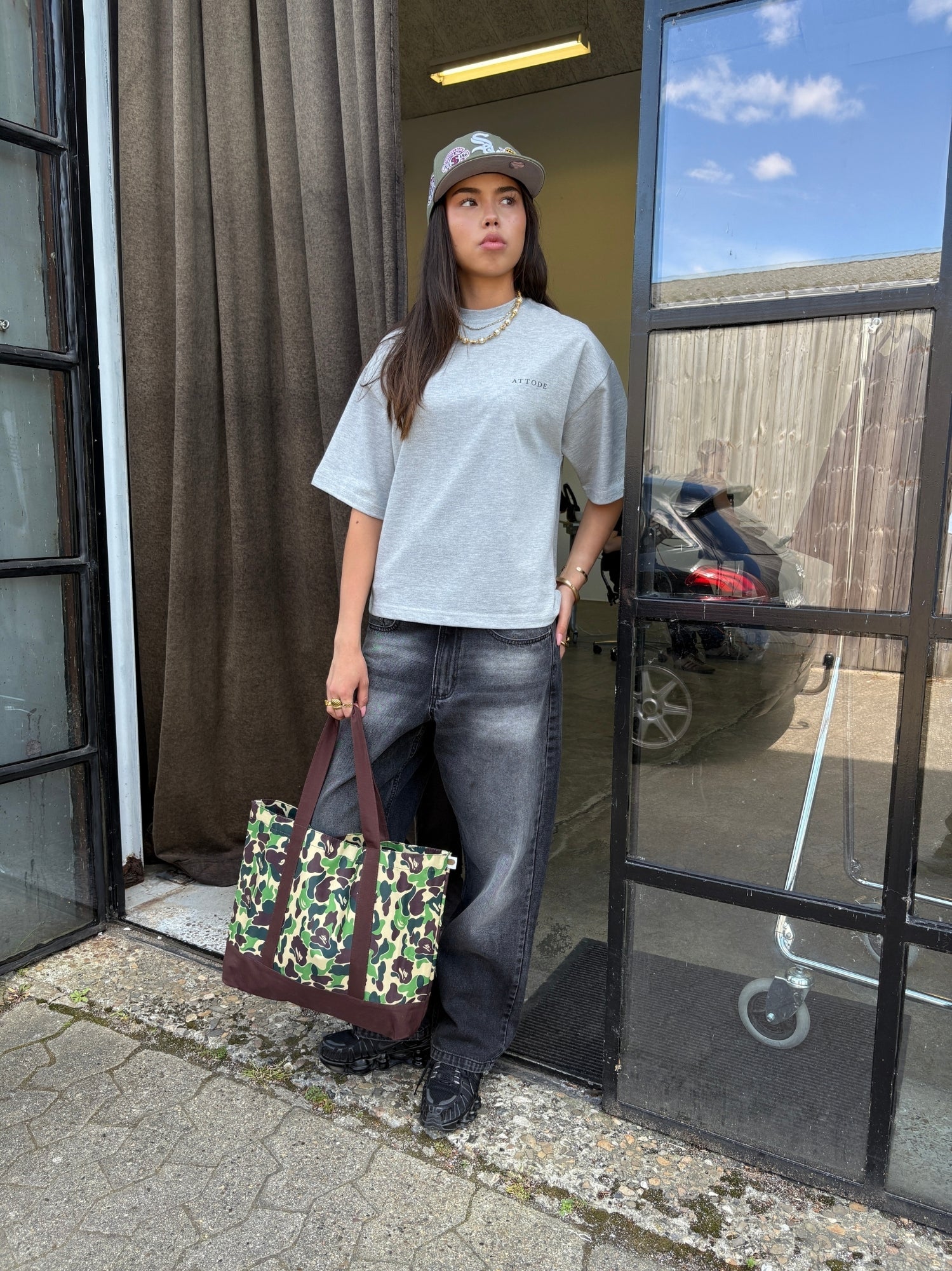 Signature T-shirt Grey Marl - ATTODE