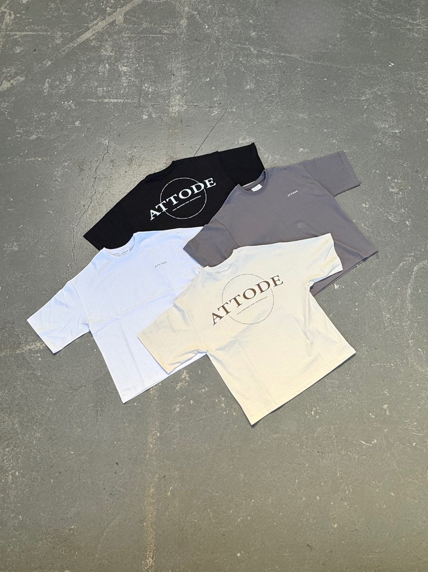 Signature T-shirt Off White - ATTODE