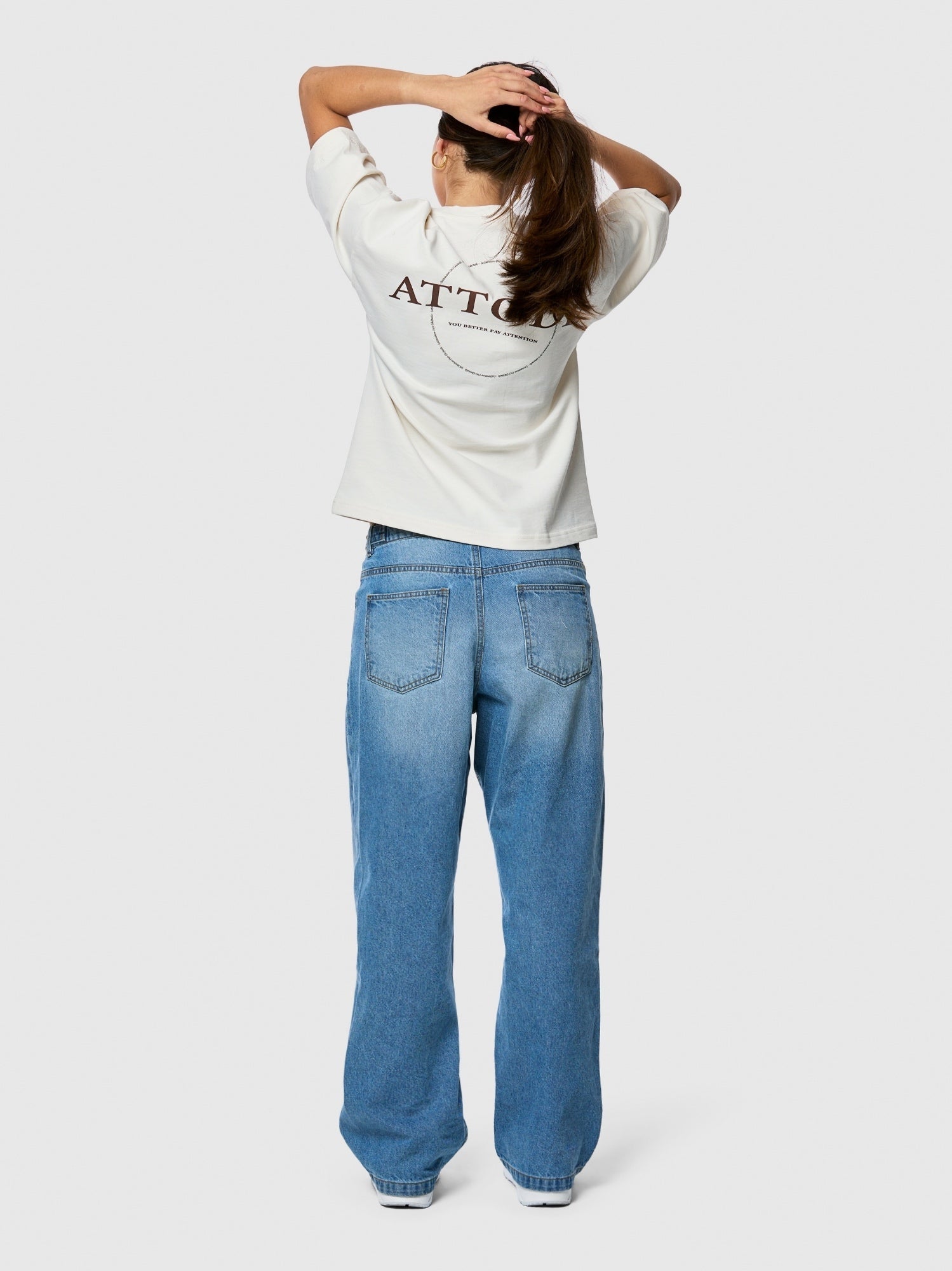 Signature T-shirt Off White - ATTODE