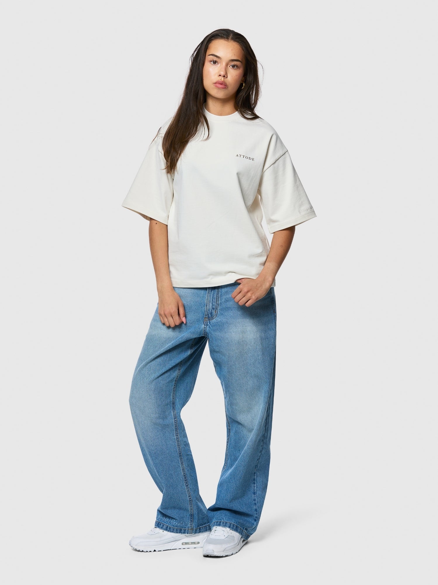 Signature T-shirt Off White - ATTODE