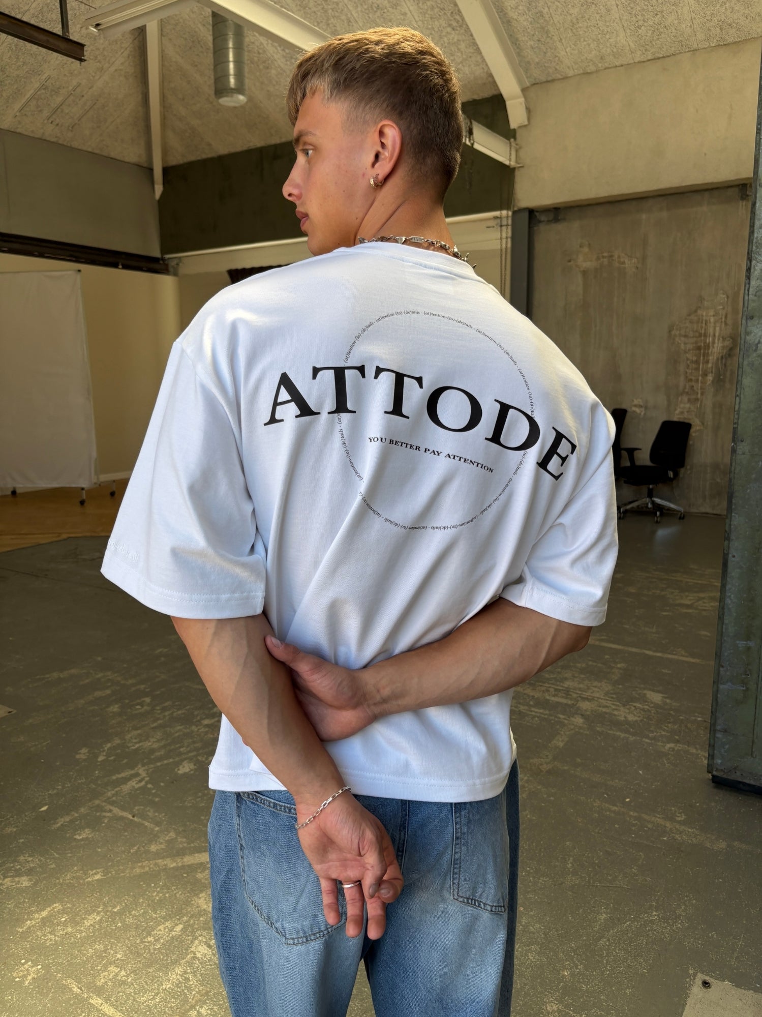 Signature T-shirt White - ATTODE