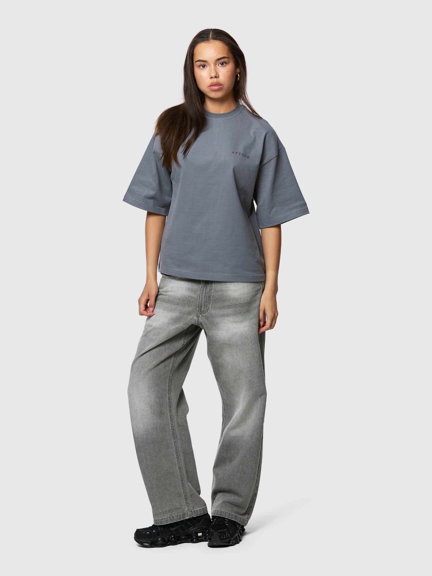 Silhouette T-shirt Industrial Grey - ATTODE