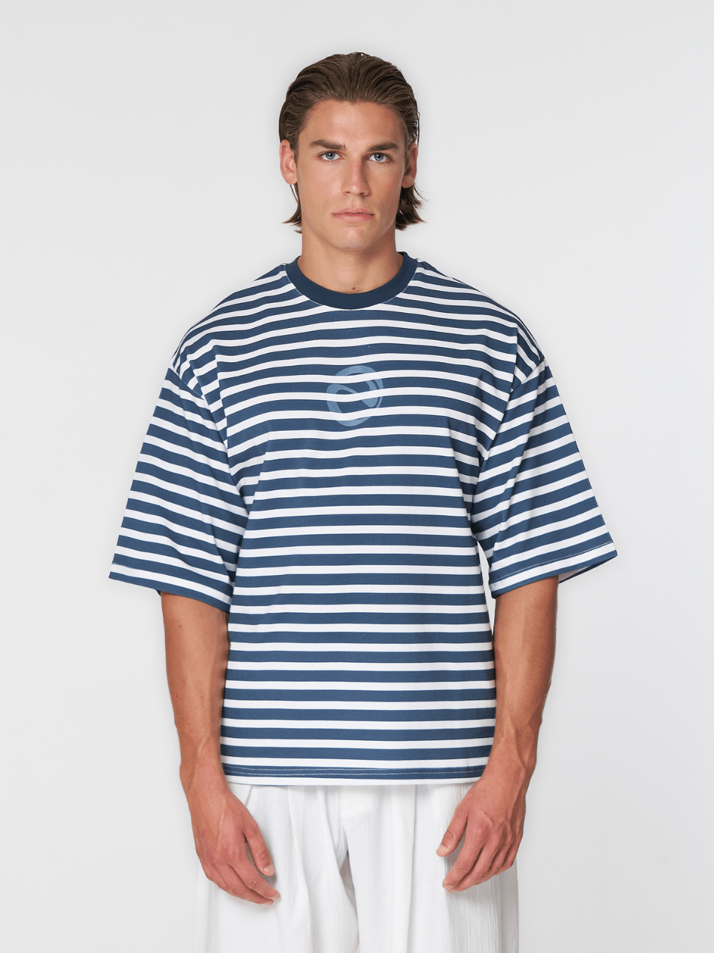 Striped T-Shirt Navy/White - ATTODE
