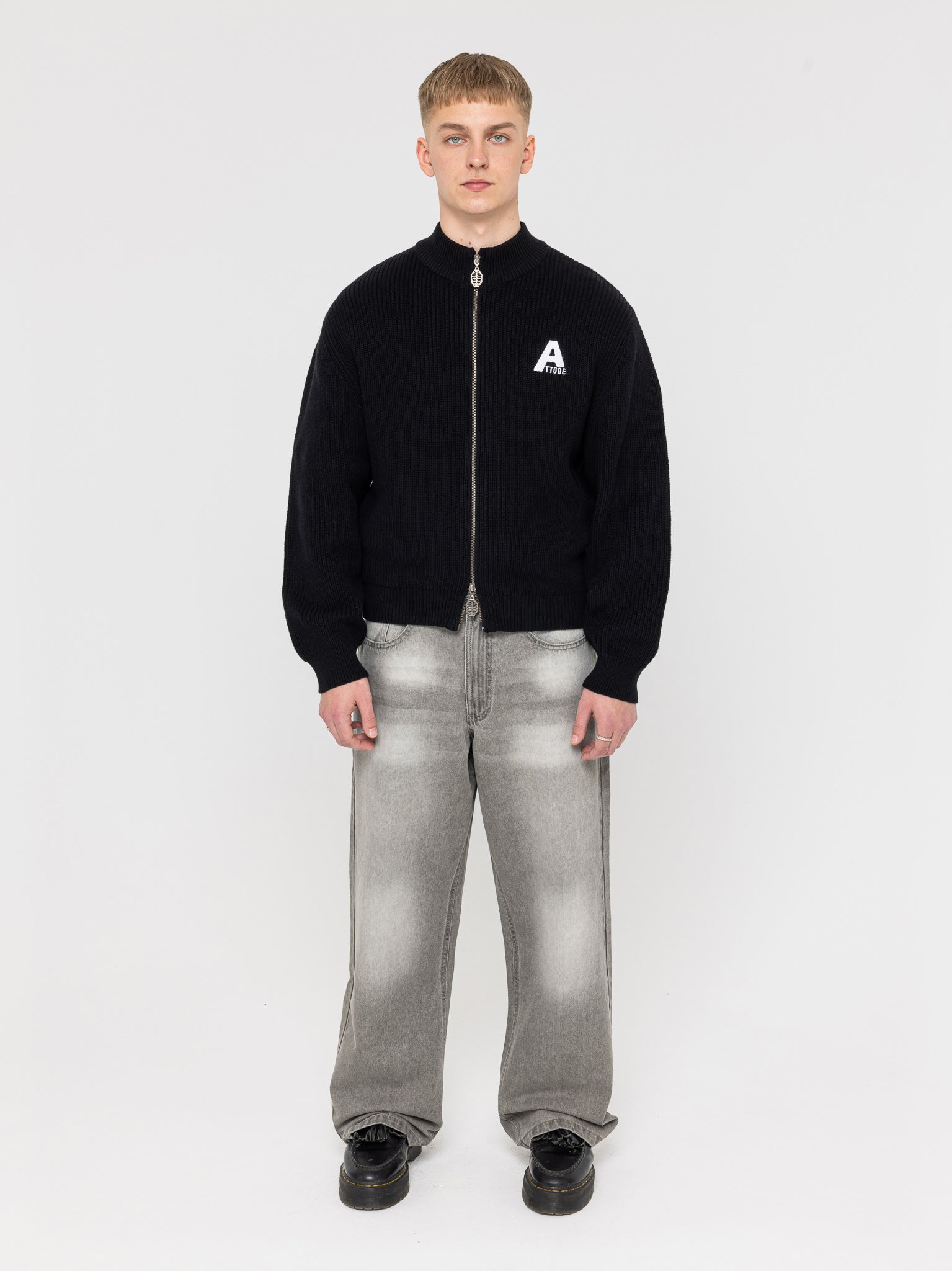 Zip Knit Black - ATTODE