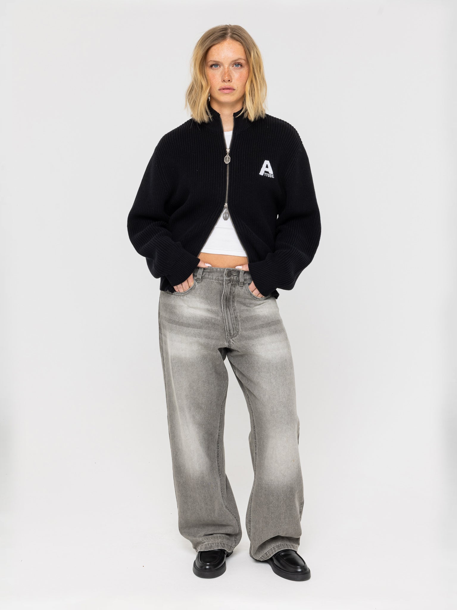 Zip Knit Black - ATTODE