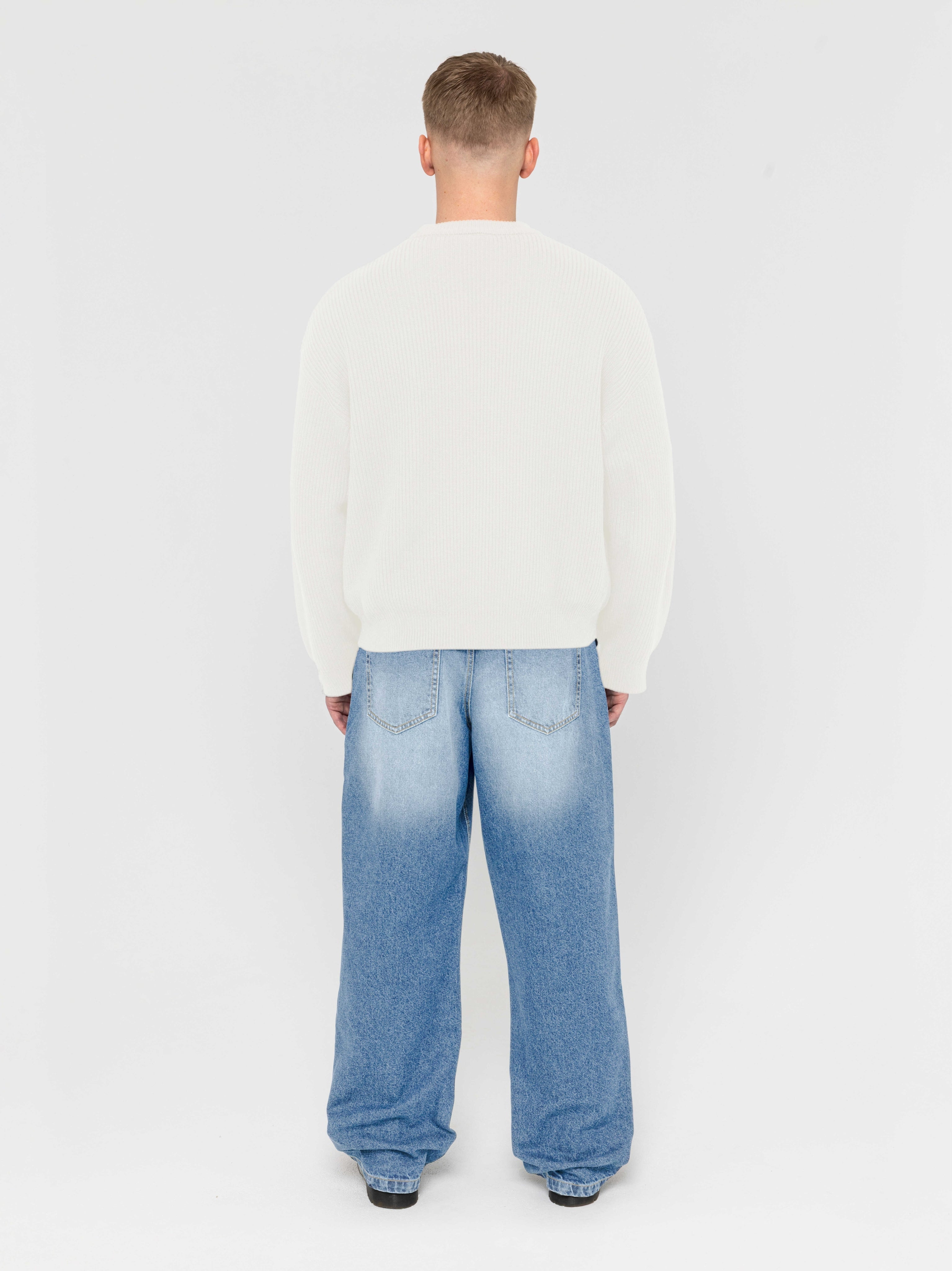 Zip Knit Bone White - ATTODE