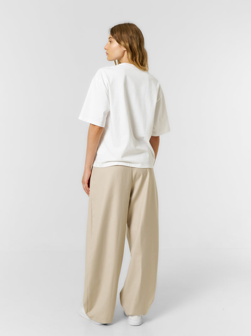 Plain Boxy T-shirt White
