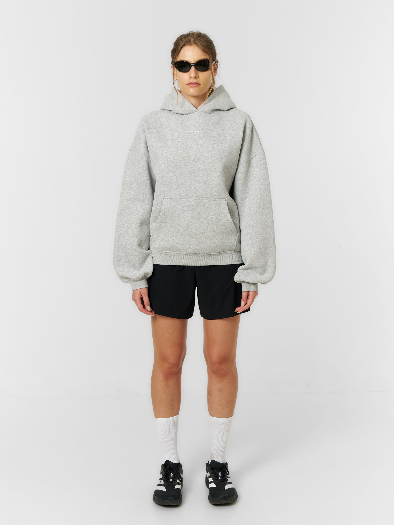 FP Logo Hoodie Grey Marl