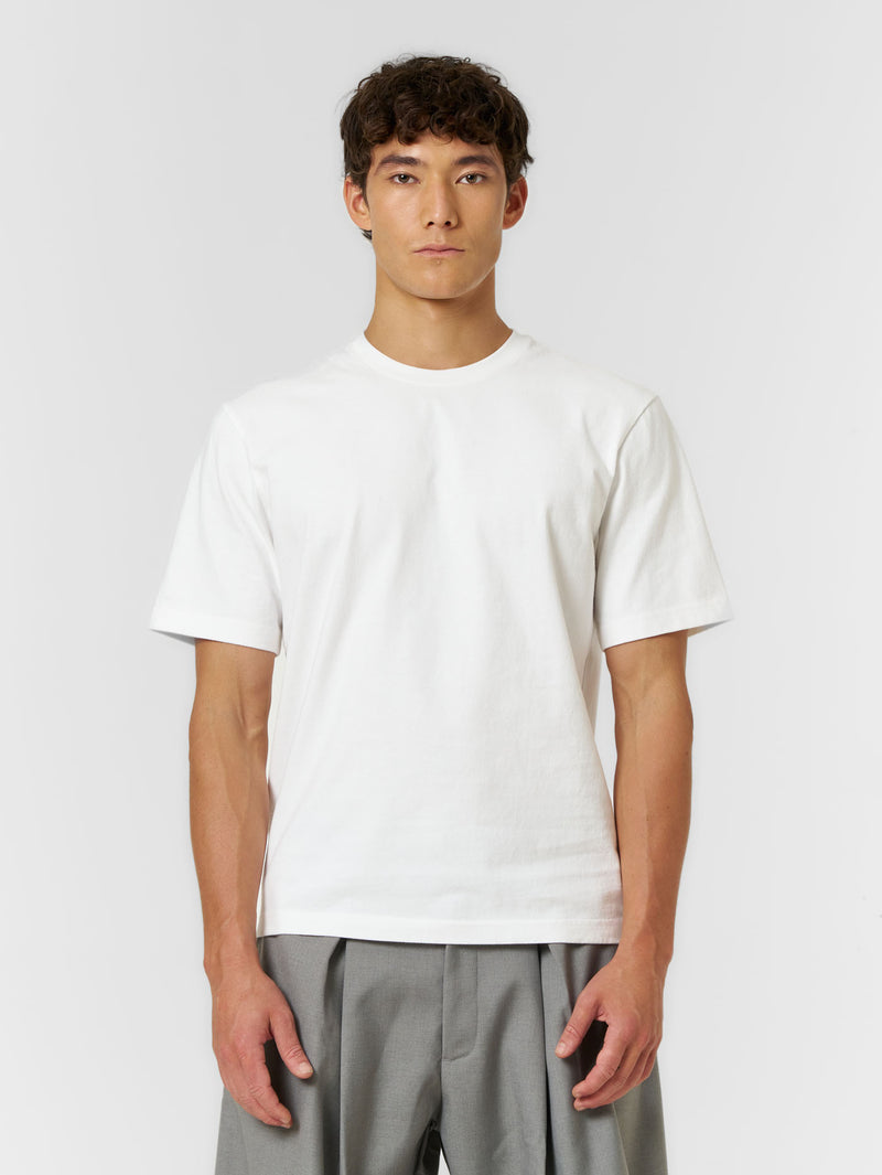 Plain Fitted T-shirt White