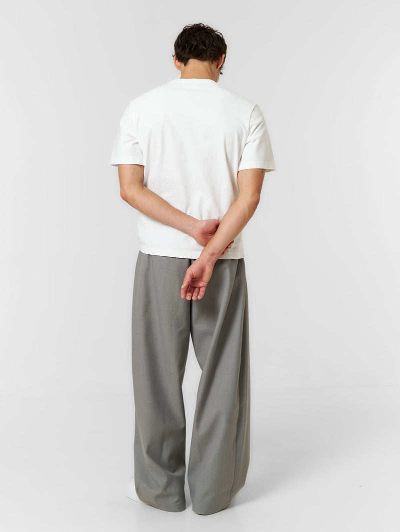 Plain Fitted T-shirt White
