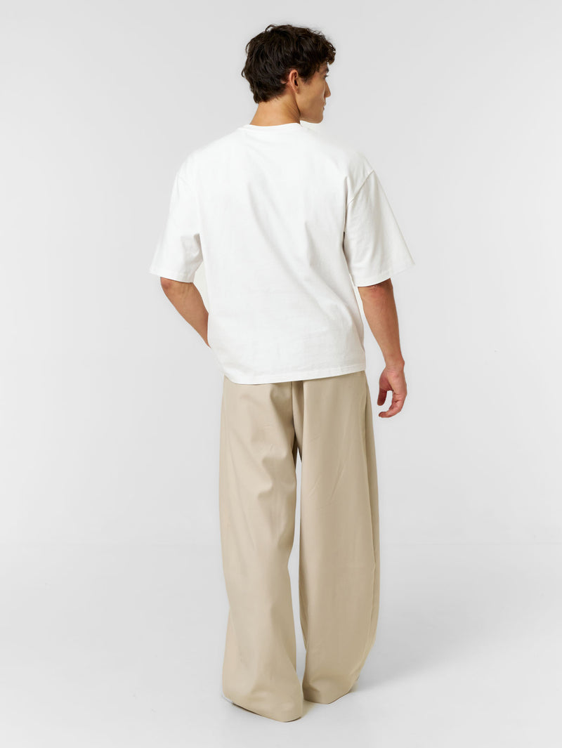 Plain Boxy T-shirt White