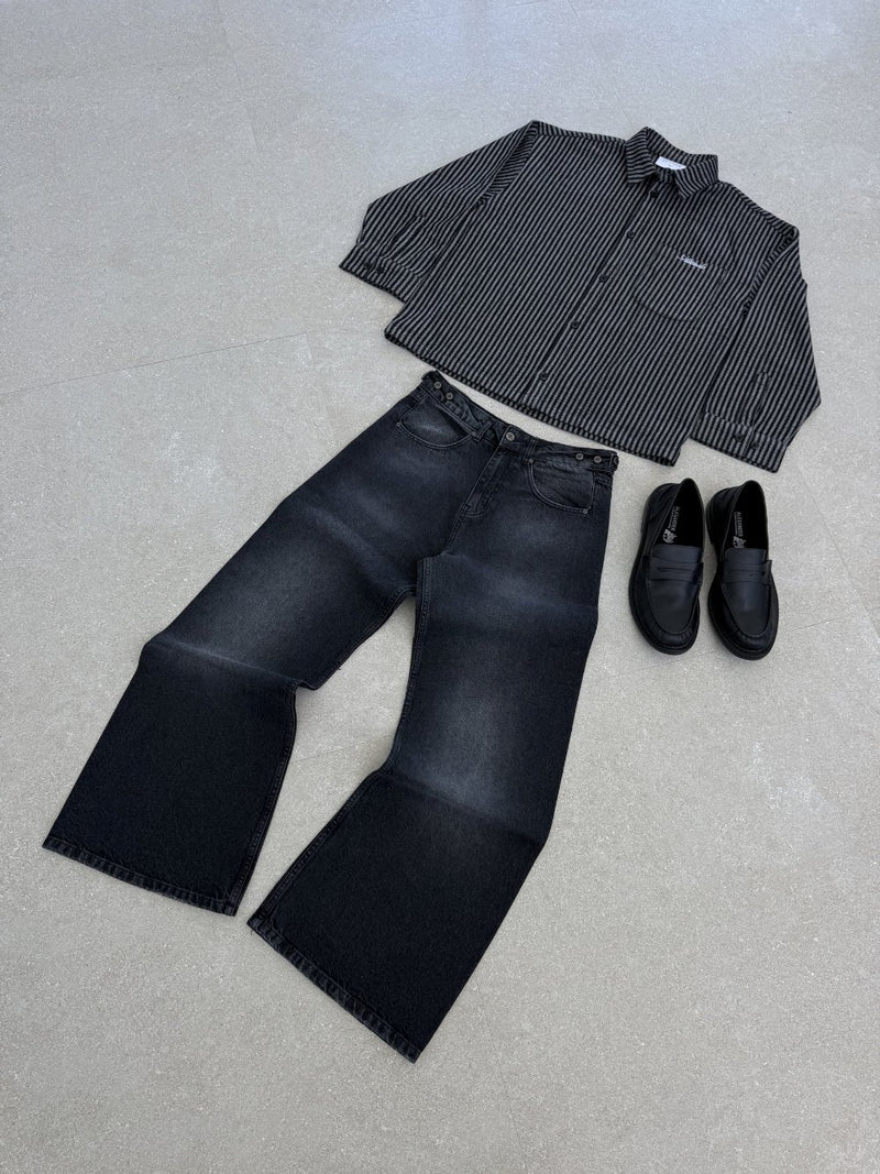 Hickory Denim Shirt Black