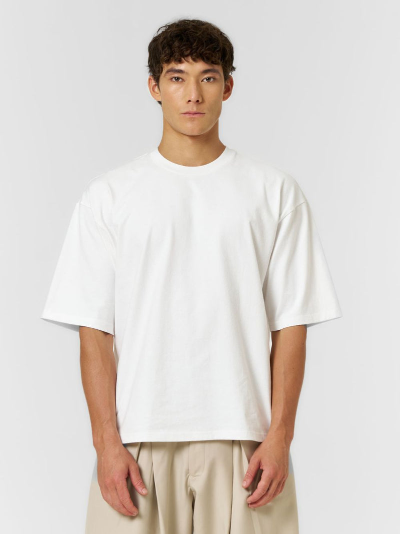 Plain Boxy T-shirt White