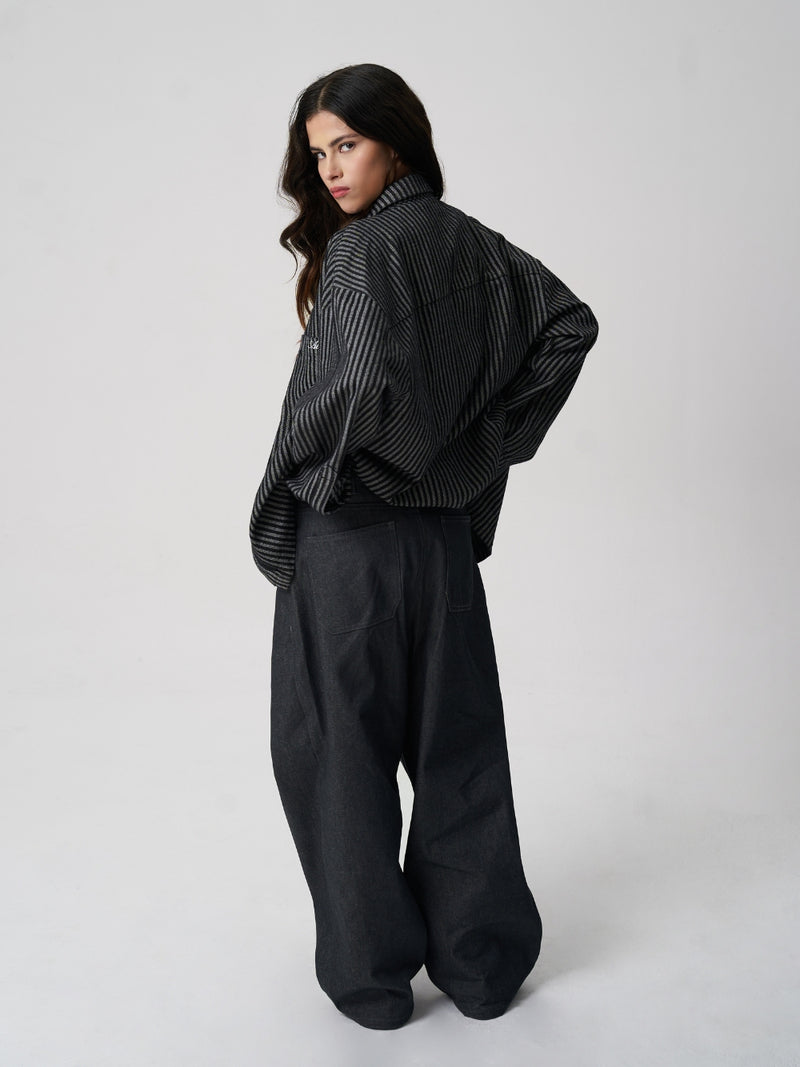 Hickory Denim Shirt Black