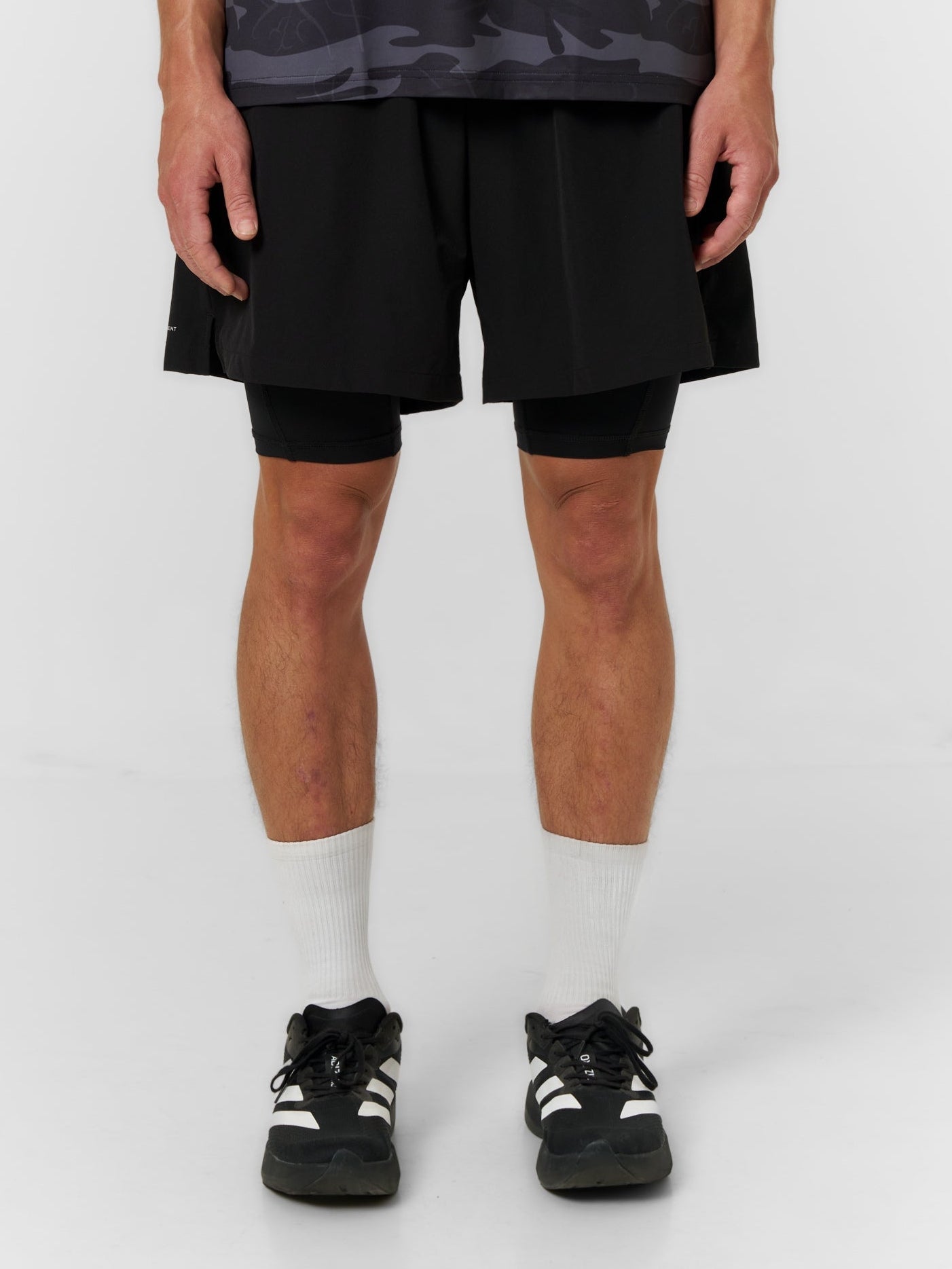 2-in-1 Shorts Black - ATTODE