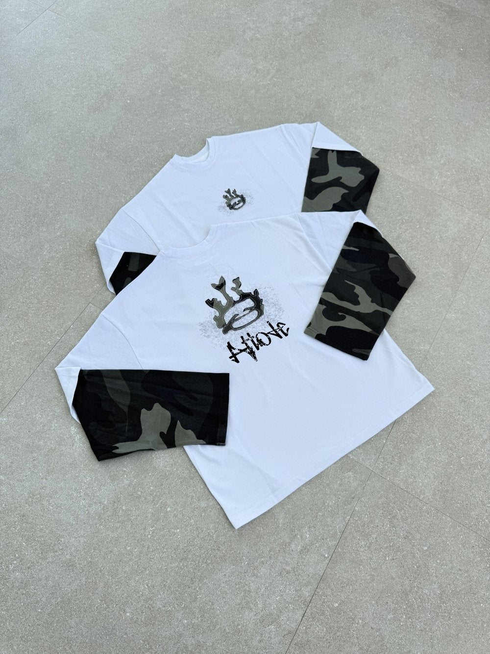 Layered Long Sleeve Camo