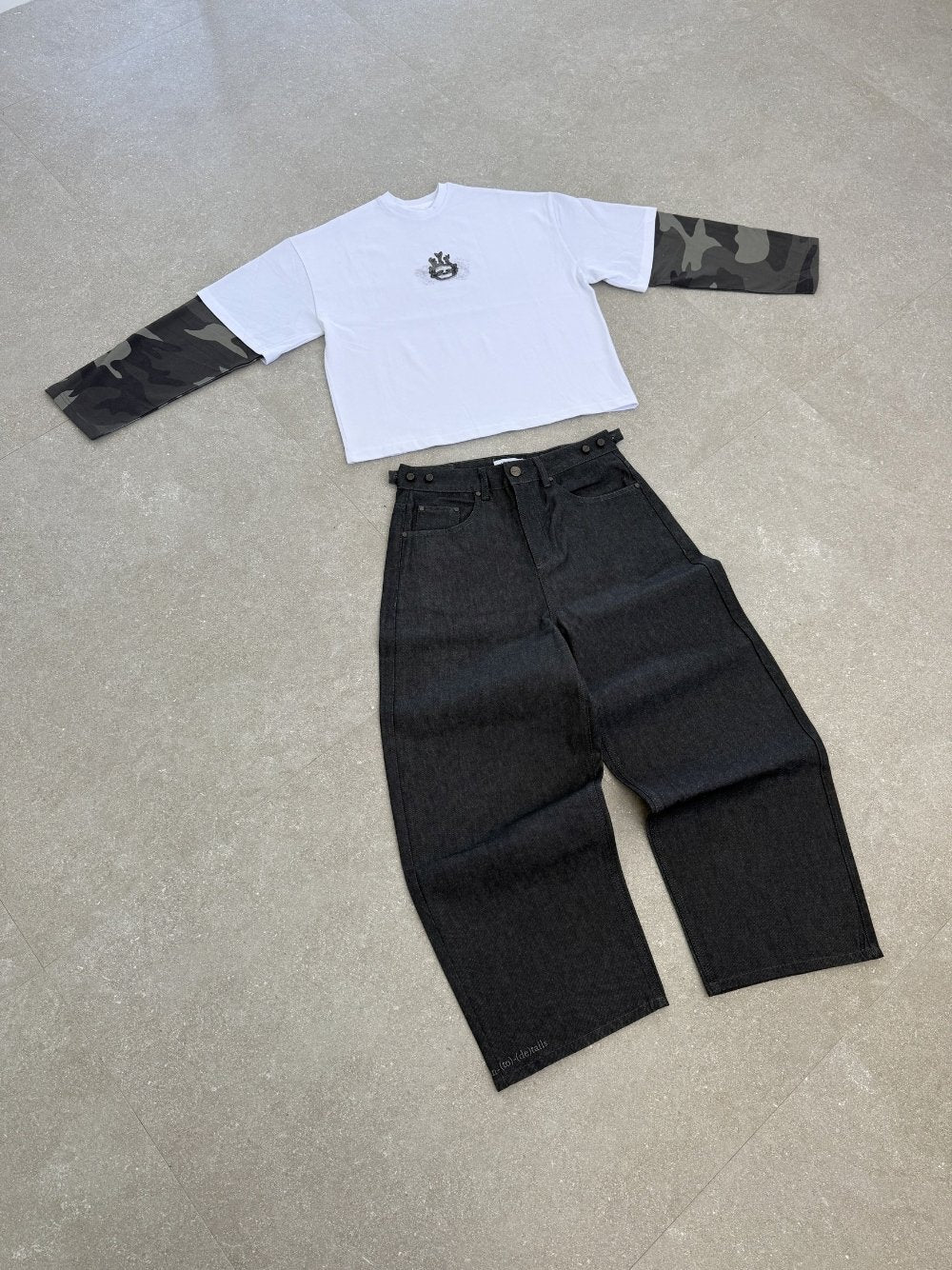 Layered Long Sleeve Camo