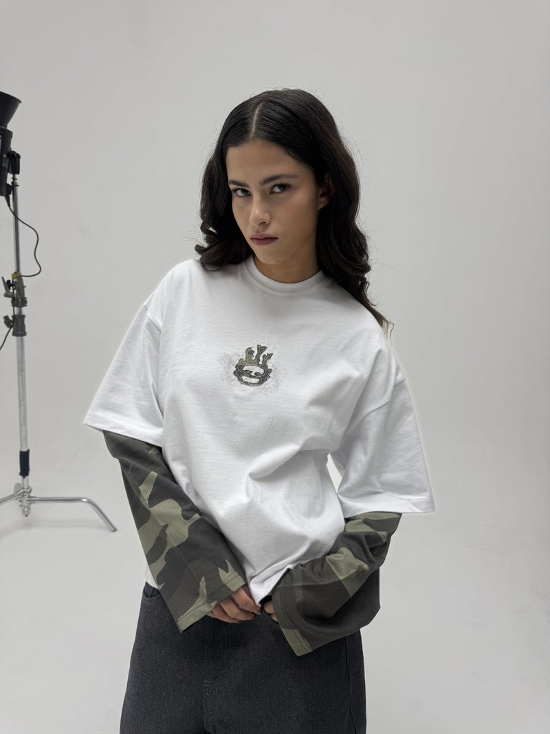 Layered Long Sleeve Camo