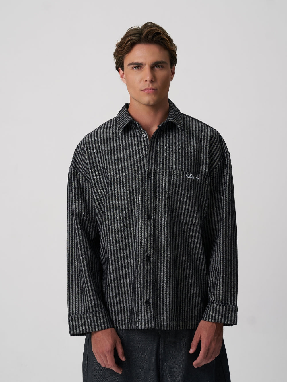 Hickory Denim Shirt Black