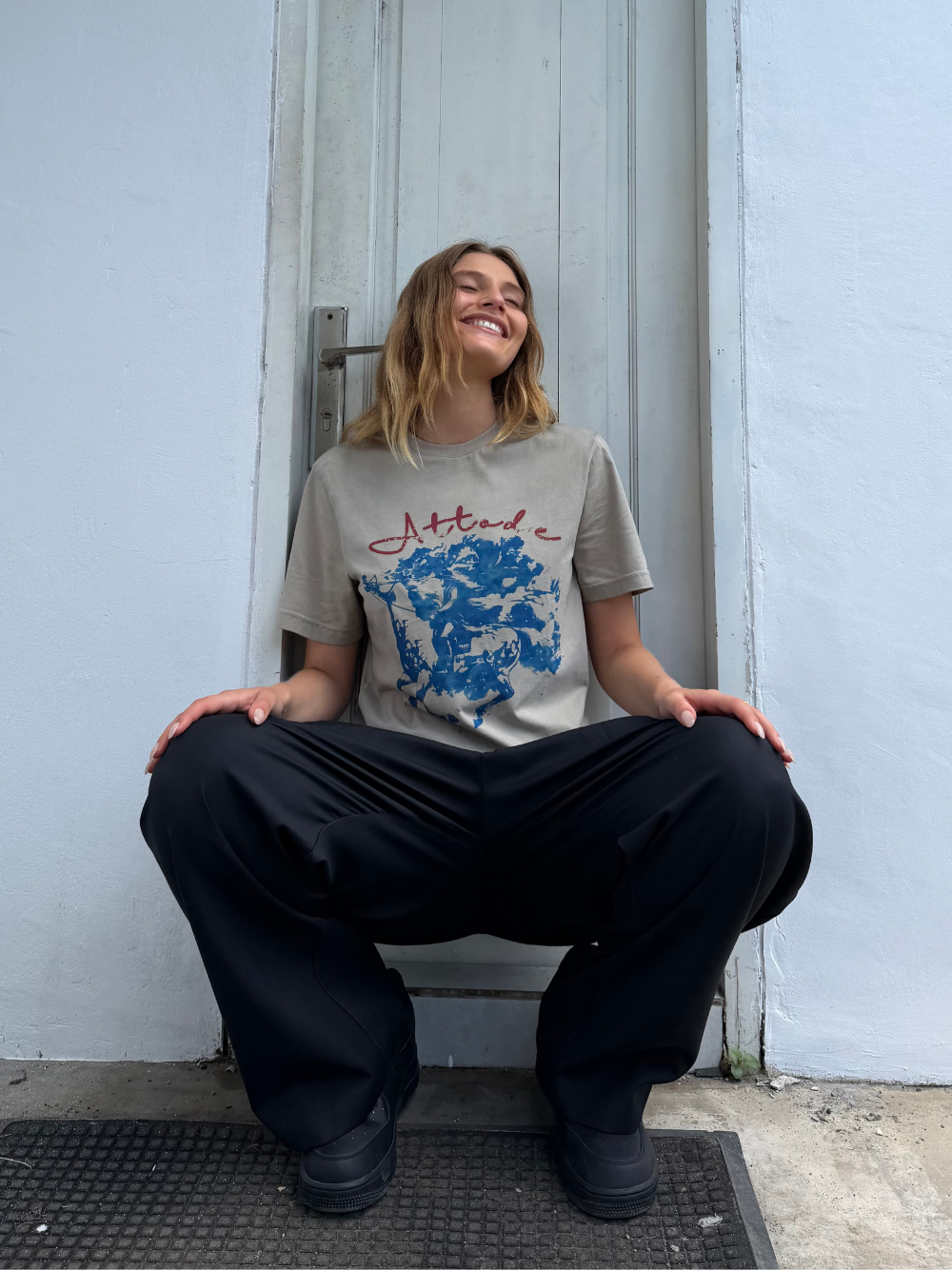 Fitted Vintage T-shirt Off White