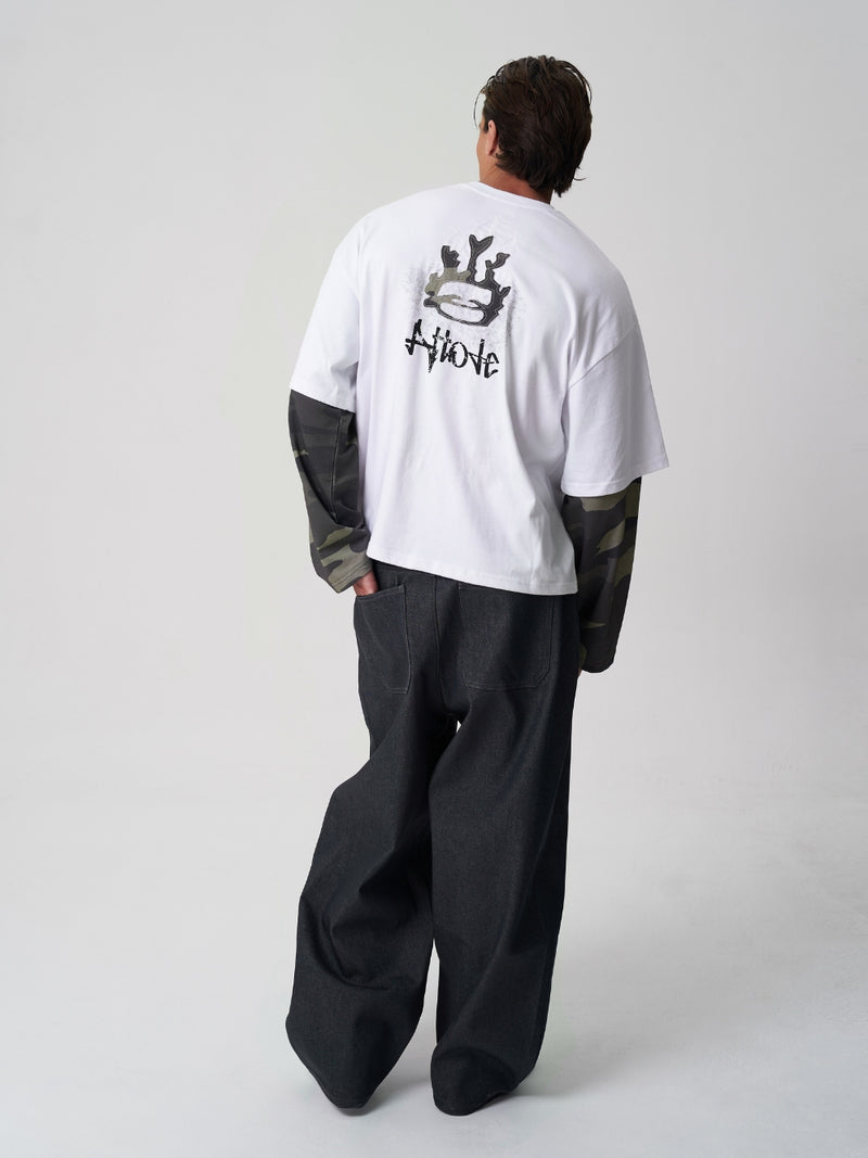 Layered Long Sleeve Camo