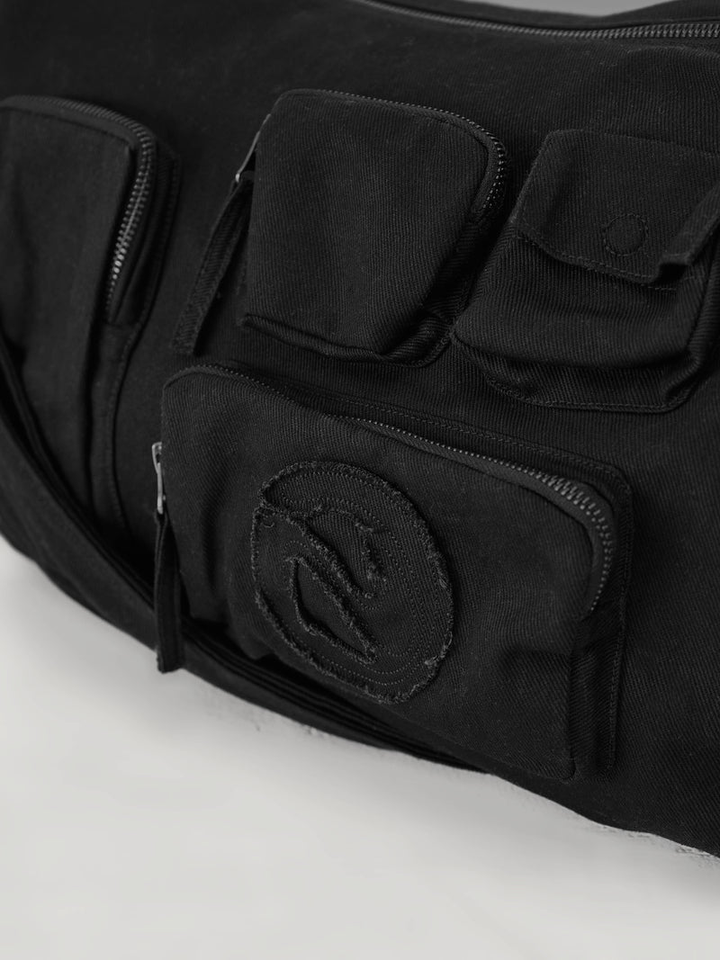 Multipocket Sling Bag Black