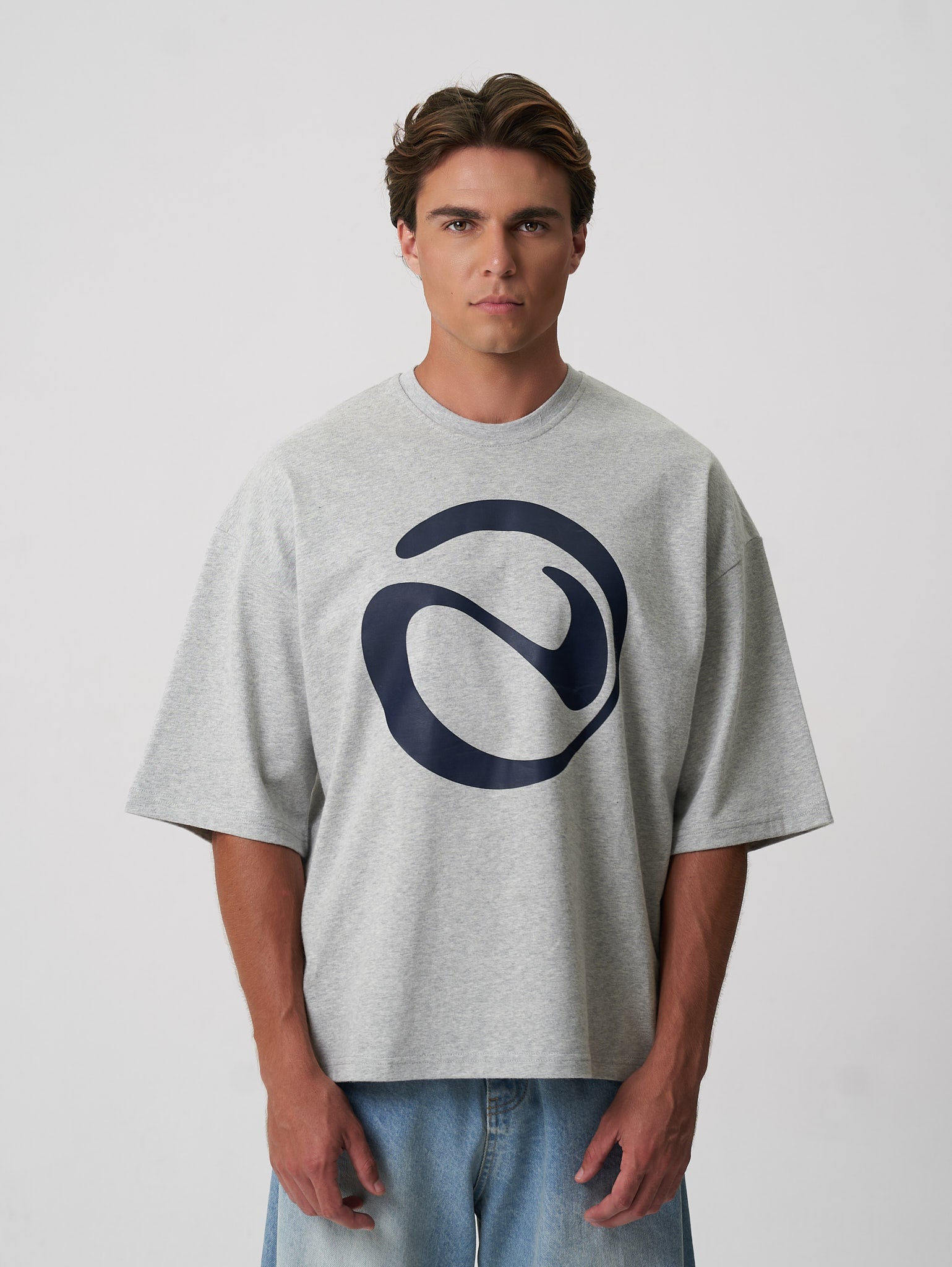 Logo T-shirt Grey Marl