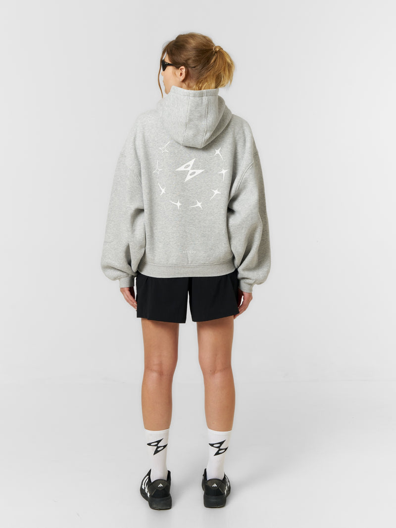 FP Logo Hoodie Grey Marl