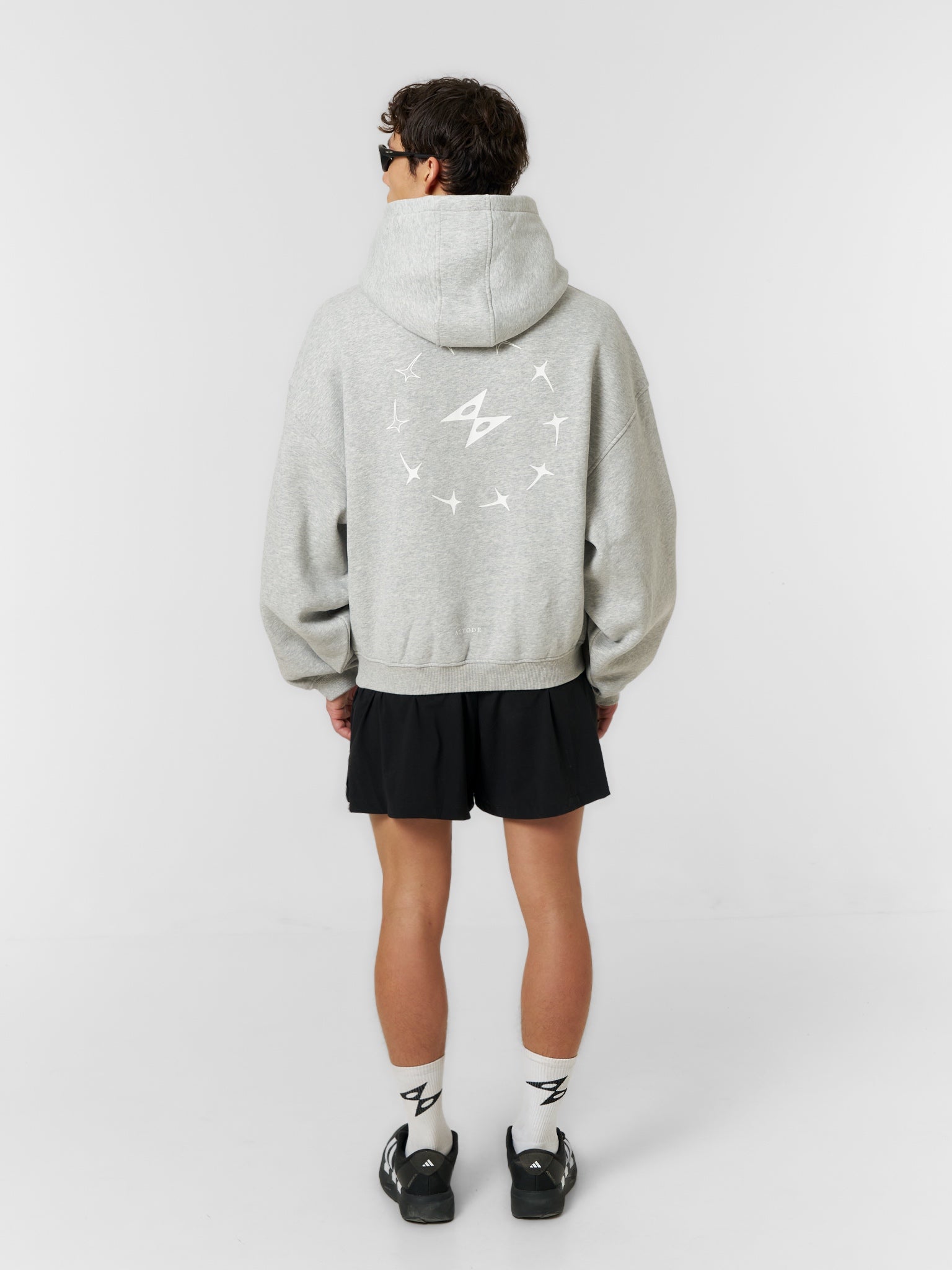 FP Logo Hoodie Grey Marl